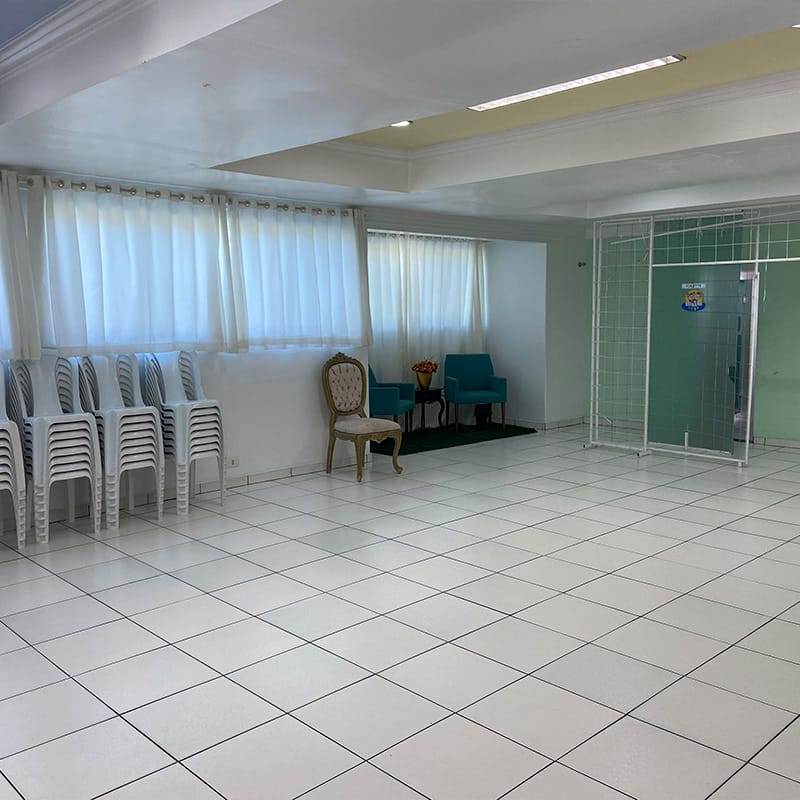 Salão Superior MinanaFest - Ambiente festivo decorado